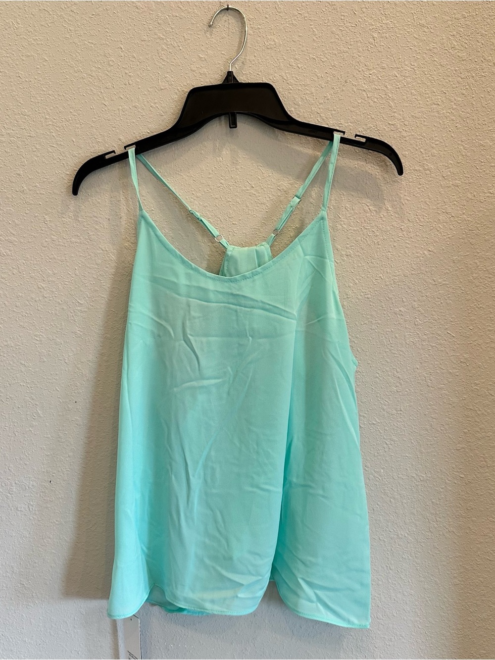 Bellelily Mint Green Backless Cascading Ruffle Cami Top | Summer Boho Pastel